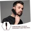 Healeved Mens Hair Brush and Beard Grooming Brush Boar Bristles and Wooden Handle for Curly Hair and Beard Care view 3