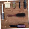 Healeved Mens Hair Brush and Beard Grooming Brush Boar Bristles and Wooden Handle for Curly Hair and Beard Care view 4