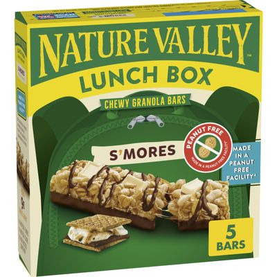 Nature Valley S'Mores Peanut-Free Chewy Granola Bar, 5 ct, 4.6 oz