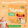 MAMUKO Organic Oat & Corn Grits Porridge - High Fiber Porridge with No Added Sugar, Milk & Preservatives - Vegan Porridge Ideal for Toddlers - (200g - 10 Servings) view 2