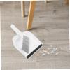 ORFOFE Mini Desktop Broom Hard Bristle Soft Hand Brush Cleaning Broom Dustpan Small Dustpan and Brush for Home Office view 2