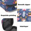 Sanitary Napkin Storage Bag, Cute Cartoon Crabs Leaves First Period Kit Bag for Girls Women, Menstrual Cup Pouch Feminine Menstruation Tampon Bags Holde view 3
