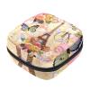 RODAILYCAY Zipper Sanitary Napkin Bag, Soft Menstrual Pad Pouch, Eiffel Tower Vintage Storage Bag for Sanitary Napkin Pads, Tampon Holder Pad Purse view 1
