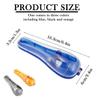 GYOTUU 3pcs Portable Travel Razor Storage Box Case, Hard Protective Shaver Holder for Men and Women, Lightweight Organizer for Manual Shavers Ideal for Camping and Outdoor Use view 2