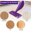 5 Pack Reusable Mop for PADS For Swiffer Wet Jet Microfiber Mop for PADS Refills Mop Heads Replacement for Spray Mop Floor Mop, Washable Reusable Floor Mopping Refills view 3