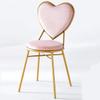 YangRy Love Shape Dressing Table Makeup Chair, Nail Princess Dressing Table Bench, Multi Functional Reclining Chair Armchair, Girl's Bedroom Decorative Chair,Pink,47 * 84.7cm view 3