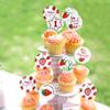 Ercadio 28 Pack Strawberry Cupcake Toppers Sweet Strawberry Theme Party Cupcake Picks for Baby Shower Kids 1st Birthday Anniversary Party Birthday Strawbeey Party Decoration Supplies view 4