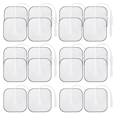20 x TENS Electrode Pads 4 x 4 cm Self-Adhesive for Massage EMS Stimulation Current Device