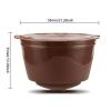 TEAFIRST 4Pcs Refillable Coffee Capsule Cups For Dolce Gusto Nescafe Reusable Filter Pod view 4