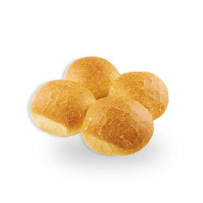 Soft Bread Rolls  Pack of 4 x 15 Units | Fresh & Fluffy Bakery Rolls | Perfect for Sandwiches, Burgers & Breakfast