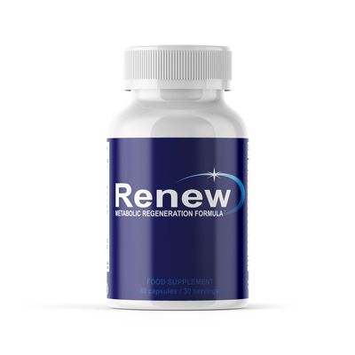 Renew - Metabolic Regeneration Formula - All Natural Formula- 60 Capsules / 1 Month Supply