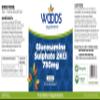 Woods Supplements - Vegan Glucosamine Sulphate 2KCl 750mg x90 Tablets. for Joint, Knee Support & Bone Health. Sodium Free Glucosamine Sulphate Tablets. Premium Joint Supplements for Women & Men view 3