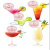 15 Pre-Cut Circle Personalised 21st Birthday Girl Edible Wafer Paper Cocktail Drinks Champagne Prosecco Toppers Decorations - 5cm Circles view 1