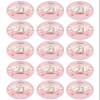 15 Pre-Cut Circle Personalised 21st Birthday Girl Edible Wafer Paper Cocktail Drinks Champagne Prosecco Toppers Decorations - 5cm Circles view 2