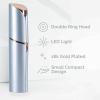 Facial Hair Remover for Women, Painless Lady Shaver with Replacement Heads, Rechargeable Women Face Hair Removal, Electric Razor for Upper Lips, Chin,Armpit,Peach Fuzz, Mini Body Trimmer view 2