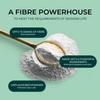 15g Soluble Fibre Supplement - 50% NHS Daily Intake (2 Servings). 6-in-1 Fiber Supplement Powder with Inulin Prebiotic Fibre Powder, FOS, Acacia & Probiotics. Tasteless, Dissolves Easy, 30 Servings view 3