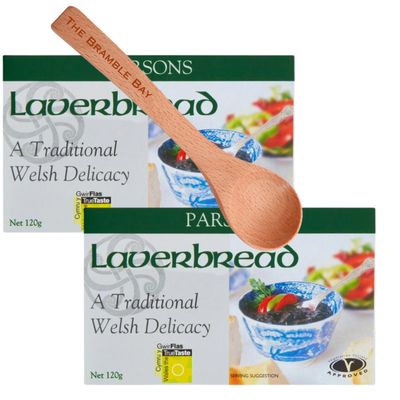 Laverbread Welsh 120g x2, Wooden Spoon