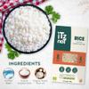 iTz noT jusT RICE (Pack of 6, 200g Each) Ready cooked, Shirataki, Moyu, Konjac Plant Fibre Pasta, Low Carb, & No Added Preservatives, Healthy, Gluten Free, Gut Health. 100% Natural view 4