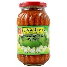 Gharana Swaad ka Khazaana Mothers Maharashtra Mango Picle 500g | Authentic Maharashtrian flavors | No artificial additives | Versatile pairing for various meals | Handcrafted with love and care