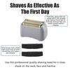 Foil Shaver Replacement Fit for Andis Model TS-1 TS-2 17150 17200 17235 Pro Foil Shaver, Replaces #17155 17160 17280 Foil and Blades -Profoil Lithium Shaver Head Parts- Hypoallergenic Gold Foil-3 Pack view 3