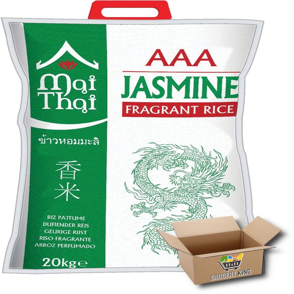 Mai Thai AAA Jasmine Fragrant Rice 10-20kg Grocery King (20 KG)