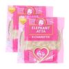 Elephant Atta Chapattis 360G 8Pcs Made From Medium Chapattis Ready To Eat Suitable For Home Freezing Soft And Fluffy Chapattis Pack Of 2