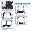 VBCXGVR Adjustable Posture Corrector Back Support Shoulder Back Brace Posture Correction Spine Postural Fixer Tape charitable view 3