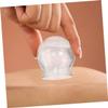 MAGICLULU Home Therapy Vacuum Cupping Jar Set 4pcs Thick Glass for Fire Massage on Legs Back Shoulders and Face view 3