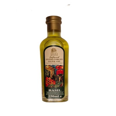 Terra Rossa Jordanian Extra Virgin Olive Oil Infused with Basil