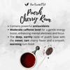 Puerh Tea Cherry-Rum Red Loose Leaf (150g) Weight Loose Tea Aromatic Tasty Earthy Spicy Deep Complex Bold Smooth Unique Fermented, Closed in Resealable Pouch view 3