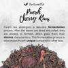 Puerh Tea Cherry-Rum Red Loose Leaf (150g) Weight Loose Tea Aromatic Tasty Earthy Spicy Deep Complex Bold Smooth Unique Fermented, Closed in Resealable Pouch view 4