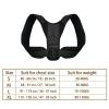 VBCXGVR Back Corrector Back Shoulder Posture Corrector Adjustable Belt Clavicle Spine Support Reshape Your Body Home Office Sport Upper Back Neck Brace Health and Relaxation charitable view 1