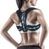 VBCXGVR Back Corrector Back Shoulder Posture Corrector Adjustable Belt Clavicle Spine Support Reshape Your Body Home Office Sport Upper Back Neck Brace Health and Relaxation charitable view 3