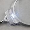130mm Large Size Led Light High-End Bench Magnifiers Flexible Metal Tubing Can Be Bent Lamp Magnifying Glass (5x 130mm) (2x 22mm) charitable view 2