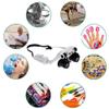 Headband Magnifier with Led Light,Head-Mounted Handsfree Reading Magnifying Glasses,Jeweler,Watch Loupe 4 Replaceable Lenses charitable view 4