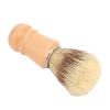 Soft Hair Beard Shave Brush, Wooden Handle, Lightweight, Residue Removal, Suitable for Salon, Home view 3