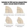 Stand Coffee Filter Holder - Coffee Filter Dispenser, Coffee Filter Paper Rack | Walnut and Brass Coffee Filter Storage Container, Coffee Filter & Desktop Stand for Coffee Bar/Home view 4