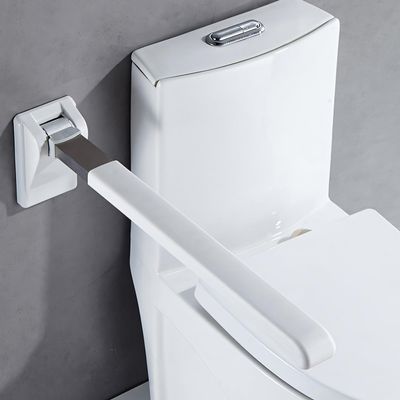 Foldable Toilet Grab Bar Wall Mounted Grab Rails Foldable Drop Down Toilet Rail Support,Flip-Up Bathroom Grab Bar,Toilet Arms for Elderly,Disabled & Pregnant