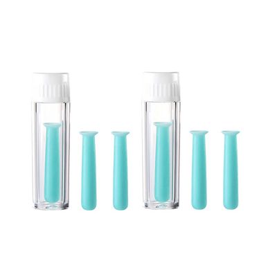 4PCS Silicone Contact Lens Inserter Contact Lenes Suction Holder Contact Lens Remover Tool with Storage Case for Family Travel