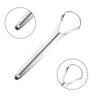 2PCS Tongue Scrapers for Adults, Metal Tongue Scraper, Tongue Cleaner Fight Bad Breath, Stainless Steel Tongue Scraper for Men and Women Hygiene Product view 3