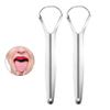 2PCS Tongue Scrapers for Adults, Metal Tongue Scraper, Tongue Cleaner Fight Bad Breath, Stainless Steel Tongue Scraper for Men and Women Hygiene Product view 4
