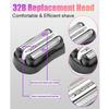 2 Pack Series 3 32B Razor Heads Compatible with Braun S3 3040s 3000s 3050cc 3010s 3070cc 3080s 3090s 310s 3020s 330s 370cc-4 380s-4 view 2