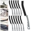 12Pcs Hard-Bristled Crevice Cleaning Brush Bathroom Wood Handle Gap Cleaning Brush Multifunctional Recess Crevice Cleaning Brush Tools for Home Kitchen Bathroom Hard Bristle Crevice Cleaning Brush view 2