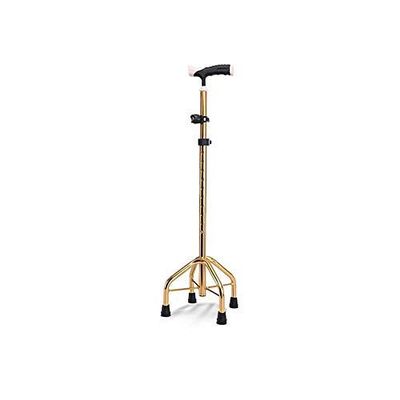WolFum Folding Lightweight Walker Built-in LED Lights, Collapsible Crutches - Multi-Function Non-Slip Four Feet, Elder Adjustable Height Cane with Four Corners, Disabled Person,Crutches Hello