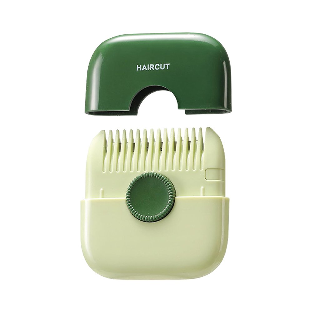 2-in-1 Hair Trimmer Comb & Styling Tool, Mini Portable Split End Removal & Thinning Hair Cutting Tool, Dual-Sided Design with Cover