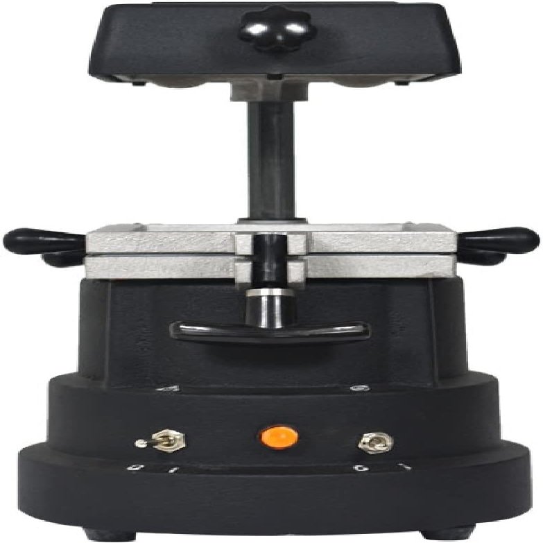 CFDZCP Dental Lab Vacuum Forming machine 1200W Dental Vacuum Forming Machine, Vacuum Former Machine Thermoforming For Lab Equipment Strengthen Adsorption No Need For Steel Balls