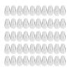 25 Pairs Air Bag Eyeglass Nose Pads Non-Slip Air Chamber Eyeglasses Nose Pads D-Shape Screw-in Soft Silicone Nose Pads Nose Cushions for Eyeglasses Transparent Nose Cushions for Eyeglasses for Women view 1