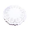 100 White Lace Paper Doilies, Round Paper Doilies, Oil-Absorbing Dessert Paper, disposabIe Paper Placemats Cake Packaging Pads for Wedding Tableware Food Decoration (5.5inches) view 1