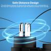 USB Rechargeable Waterproof Nose & Ear Hair Remover - Painless Eyebrow & Facial Trimmer for Men & Women view 3