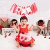 Strawberry Party Decorations for 1st Birthday - Sweet One Highchair Banner For Photo Booth Props And Strawberry Cake Smash, Best Sweet One Birthday Party Supplies For Kids(strawberry one banner) view 3